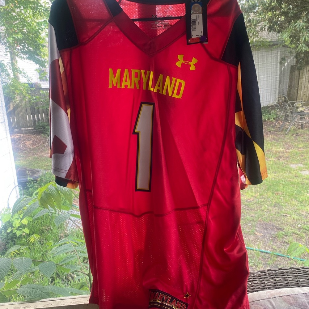 Under Armour Maryland Red Jersey